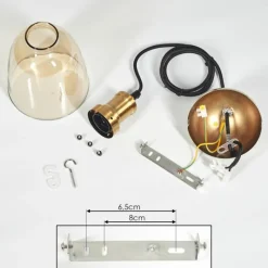 hofstein Suspension Pilesi Laiton, 1 lumière