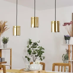 hofstein Suspension Pimeirol Noir, 3 lumières