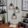 Lampes Vintages & Rétros-hofstein Suspension Piment Noir, 3 lumières