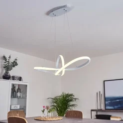 hofstein Suspension Pitasch LED Blanc, 1 lumière* Éclairage Led