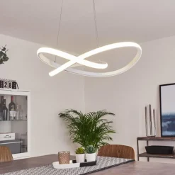 hofstein Suspension Pitasch LED Blanc, 1 lumière* Éclairage Led