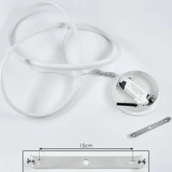 hofstein Suspension Pitasch LED Blanc, 1 lumière