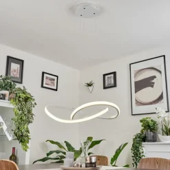 hofstein Suspension Pitasch LED Blanc, 1 lumière