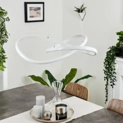 hofstein Suspension Pitasch LED Blanc, 1 lumière