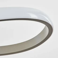 hofstein Suspension Pitasch LED Nickel mat, 1 lumière