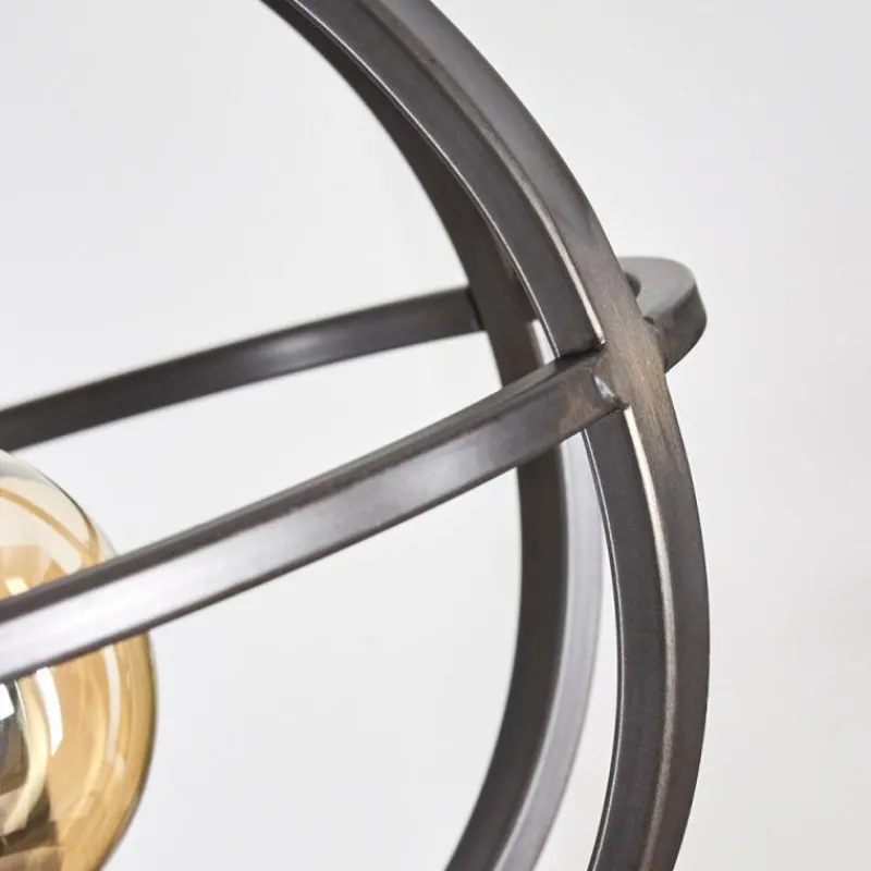 Lampes À Boules-hofstein Suspension Plan Noir, 3 lumières