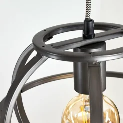 Lampes À Boules-hofstein Suspension Plan Noir, 3 lumières
