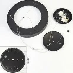 hofstein Suspension Playas LED Noir, 1 lumière