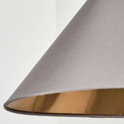 Lampes En Tissu-hofstein Suspension Pliche Or, Noir, 1 lumière