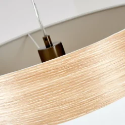 Lampes En Tissu-hofstein Suspension Pntresina Nickel mat, 1 lumière