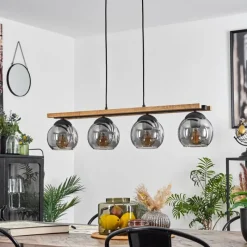 Luminaires Scandinaves-hofstein Suspension Podre Écru, 4 lumières