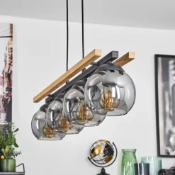 Luminaires Scandinaves-hofstein Suspension Podre Écru, 4 lumières