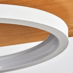 Luminaires Scandinaves-hofstein Suspension Pompu LED Écru, Blanc, 1 lumière