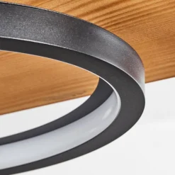 Luminaires Scandinaves-hofstein Suspension Pompu LED Écru, Noir, 1 lumière