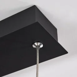 hofstein Suspension Poroporo LED Noir, 1 lumière