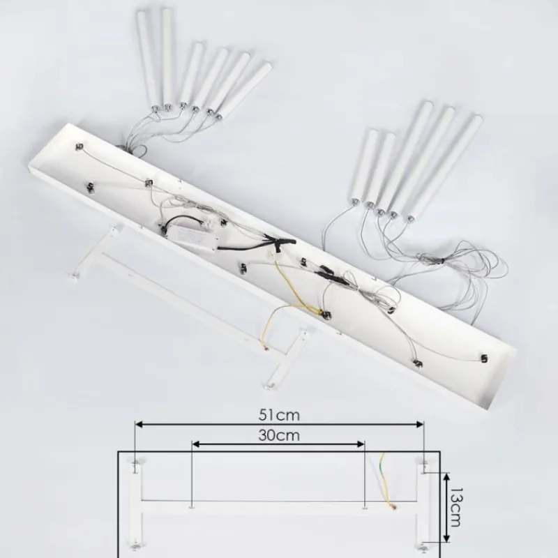 hofstein Suspension Porquera LED Blanc, 11 lumières