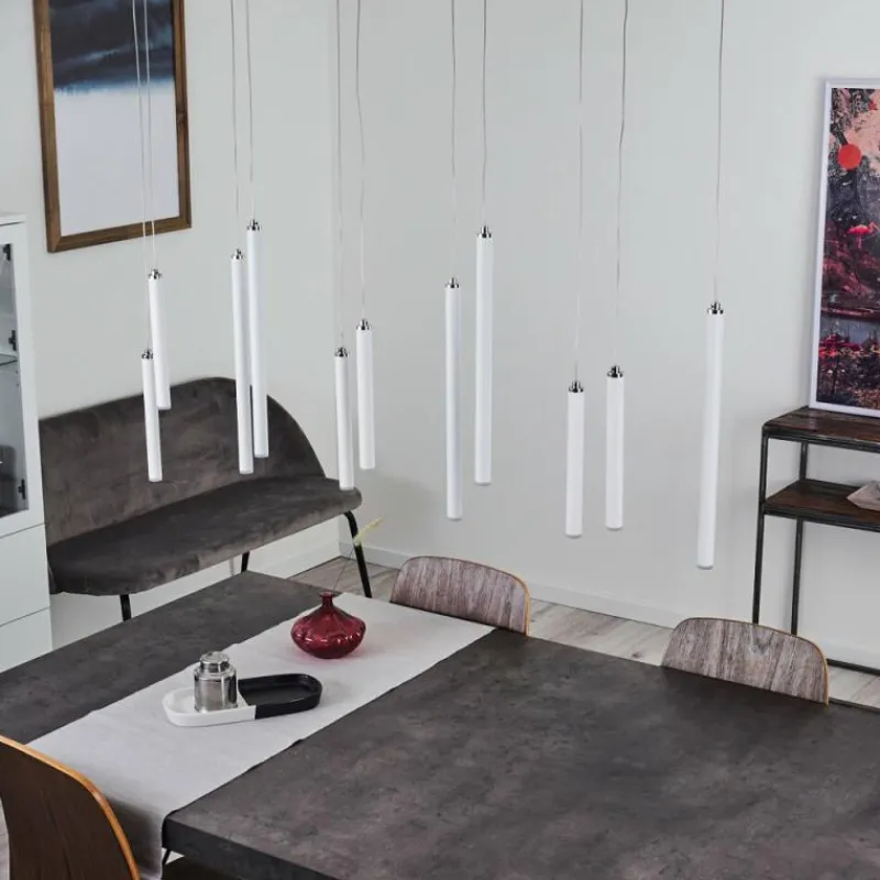 hofstein Suspension Porquera LED Blanc, 11 lumières