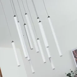 hofstein Suspension Porquera LED Blanc, 11 lumières