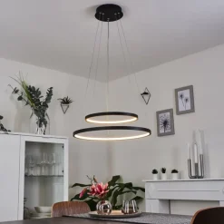 hofstein Suspension Preci LED Noir, 1 lumière