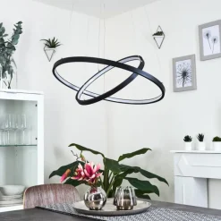 hofstein Suspension Preci LED Noir, 1 lumière