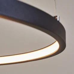 hofstein Suspension Preci LED Noir, 1 lumière
