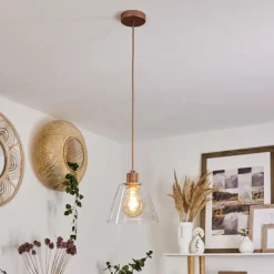 hofstein Suspension Puestito Or, Rose, 1 lumière