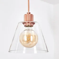 hofstein Suspension Puestito Or, Rose, 1 lumière