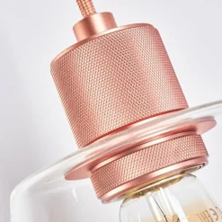 hofstein Suspension Puestito Or, Rose, 3 lumières