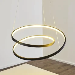 hofstein Suspension Pura LED Noir, 1 lumière