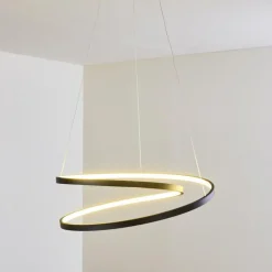 hofstein Suspension Pura LED Noir, 1 lumière