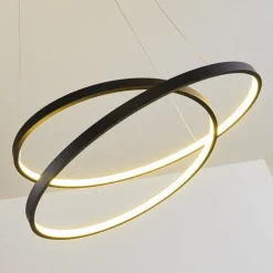 hofstein Suspension Pura LED Noir, 1 lumière