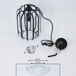 Lampes Vintages & Rétros-hofstein Suspension Quesada Noir, 1 lumière