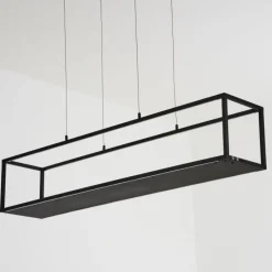 hofstein Suspension Ranquile LED Noir, 4 lumières