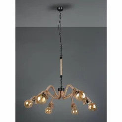 Luminaires Reality Suspension Reality Alva LED Noir, 6 lumières* Suspensions