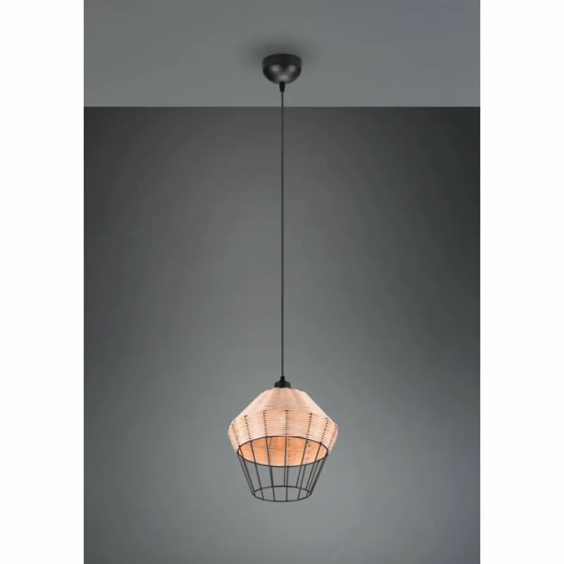 Luminaires Reality Suspension Reality Borka Noir, 1 lumière* Suspensions