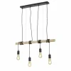 Luminaires Reality Suspension Reality BRODY Noir, 4 lumières* Suspensions