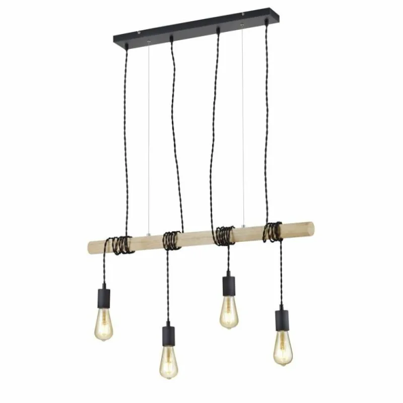 Luminaires Reality Suspension Reality BRODY Noir, 4 lumières* Suspensions