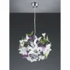 Luminaires Rustiques-Luminaires Reality Suspension Reality BUTTERFLY Chrome, 4 lumières