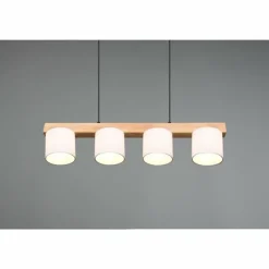 Lampes En Tissu-Luminaires Reality Suspension Reality Cameron Brun, 4 lumières