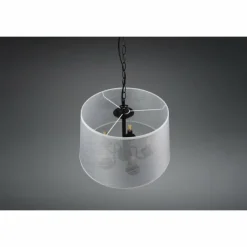 Lampes En Tissu-Luminaires Reality Suspension Reality Cima Noir, 5 lumières