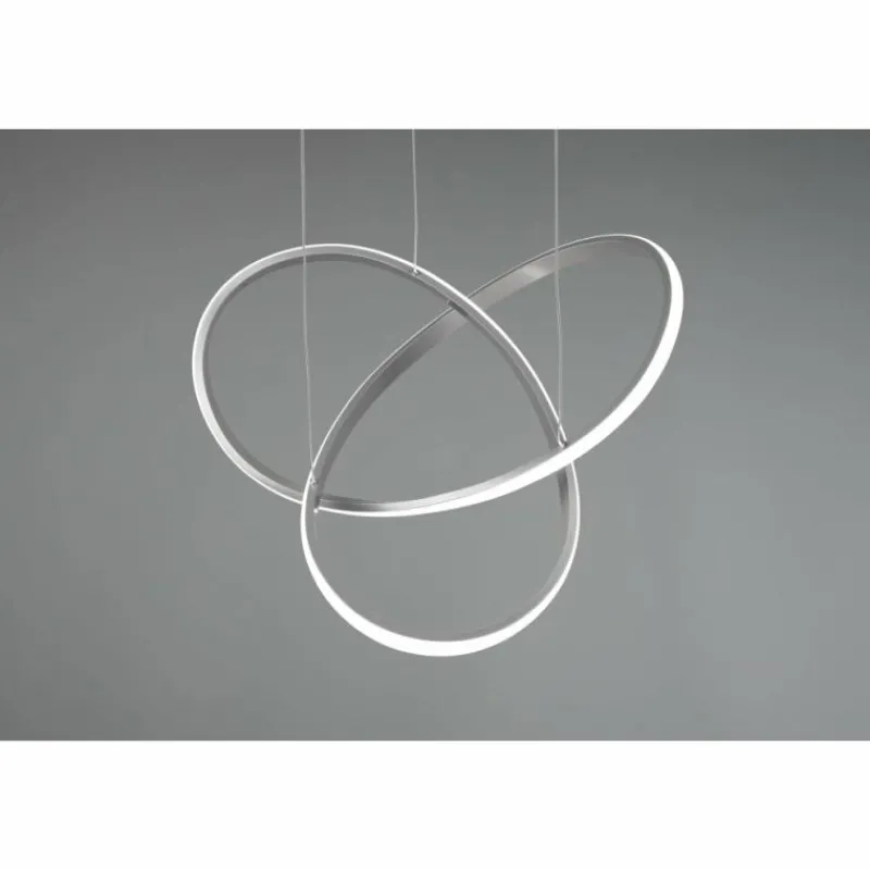 Luminaires Reality Suspension Reality Course LED Nickel mat, 1 lumière* Éclairage Led