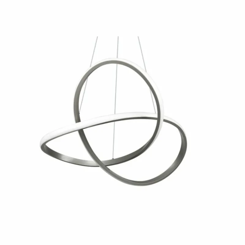 Luminaires Reality Suspension Reality Course LED Nickel mat, 1 lumière* Éclairage Led