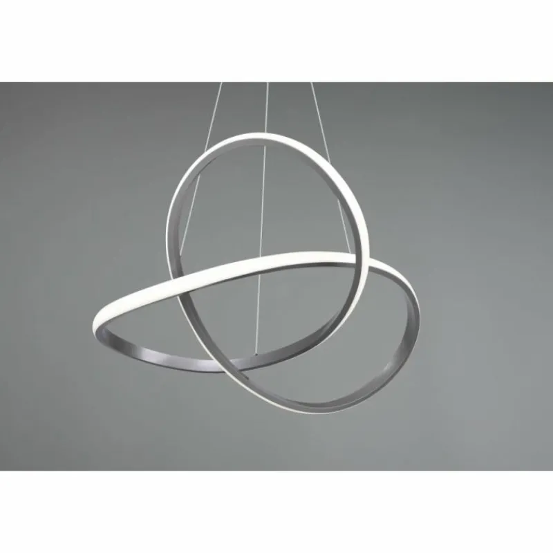 Luminaires Reality Suspension Reality Course LED Nickel mat, 1 lumière* Éclairage Led