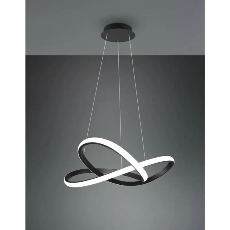 Luminaires Reality Suspension Reality Course LED Noir, 1 lumière* Éclairage Led