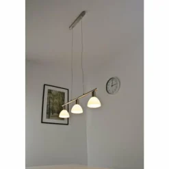 Luminaires Reality Suspension Reality DALLAS nickel Nickel mat, 3 lumières