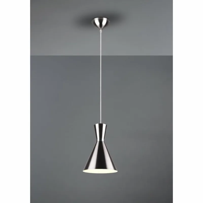 Luminaires Reality Suspension Reality Enzo LED Nickel mat, 1 lumière