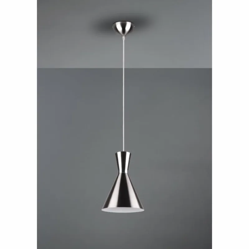 Luminaires Reality Suspension Reality Enzo LED Nickel mat, 1 lumière