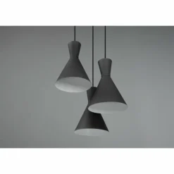 Luminaires Reality Suspension Reality Enzo Noir, 3 lumières* Suspensions