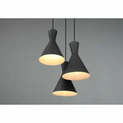 Luminaires Reality Suspension Reality Enzo Noir, 3 lumières* Suspensions