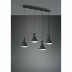 Luminaires Reality Suspension Reality Enzo Noir, 4 lumières* Suspensions